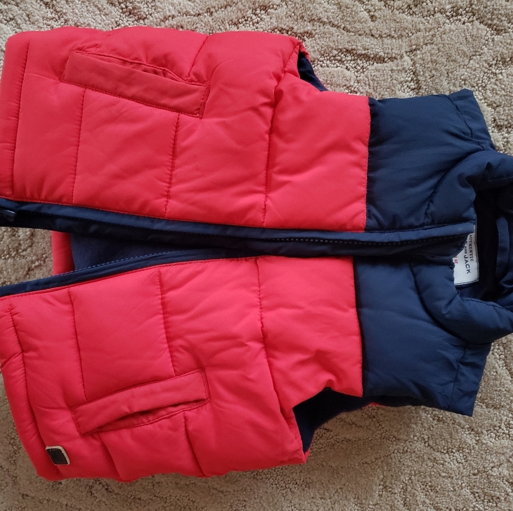 Janie and Jack color block puffer vest